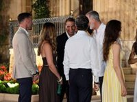 Rafa Nadal, el causante de que la Familia Real muestre su lado más sonriente en la recepción de Marivent