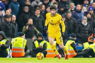 Archivo - Wolverhampton Wanderers midfielder Gonçalo Guedes during the English championship Premier League football match between Chelsea and Wolverhampton Wanderers on 20 January 2025 at Stamford Bridge in London, England - Photo Toyin Oshodi / ProSports