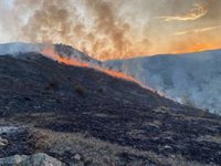 Declarado el nivel 1 forestal por el incendio en Valdeperillo