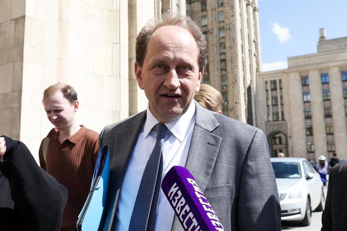 Archivo -  El embajador de Alemania en Rusia, Alexander Graf Lambsdorff