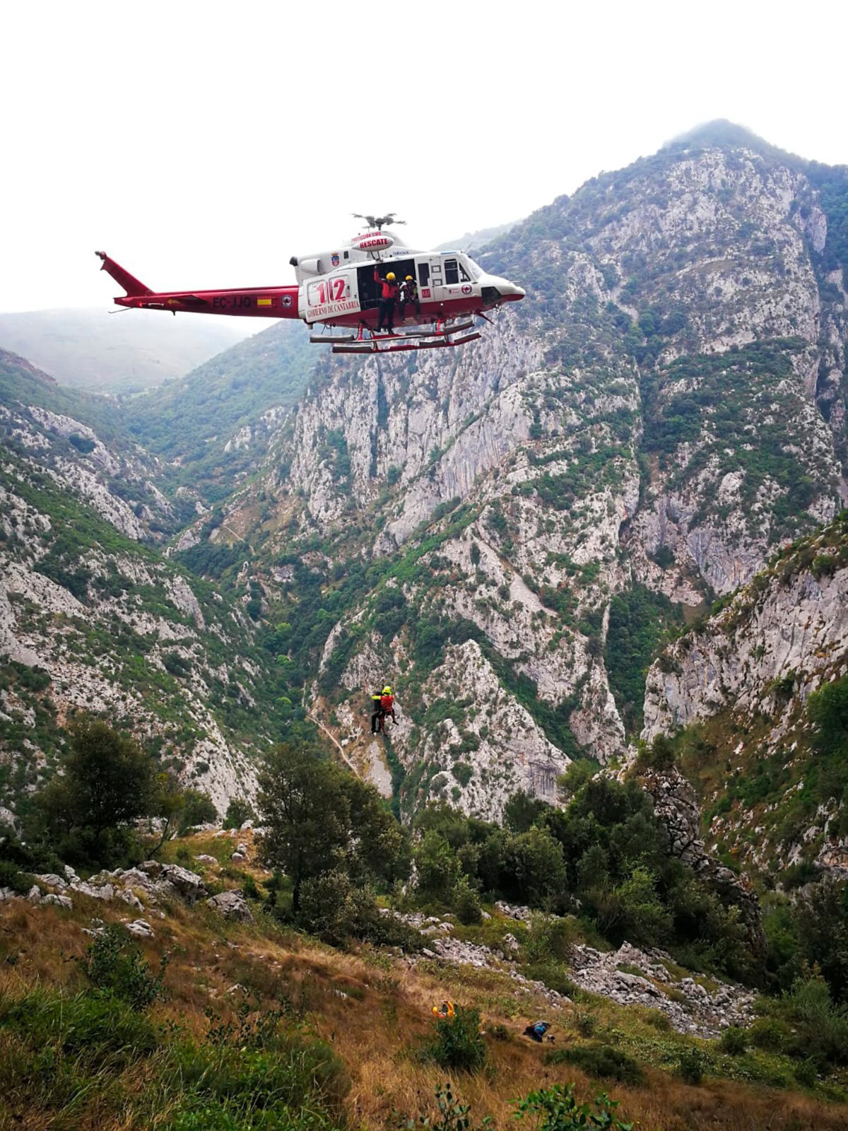 El Servicio de Emergencias de Cantabria gestiona 72 rescates en junio y julio, un 84,6% más