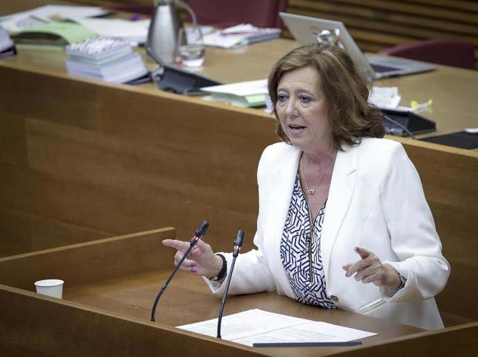 Archivo - La portavoz del Agua del GPP, María Gómez,