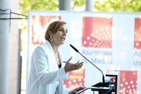 Mónica García emplaza a Podemos a decidir si quiere colaborar con la izquierda o alinearse con PP y Vox en el Congreso