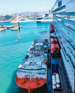 Proceso de suministro de bioGNL.