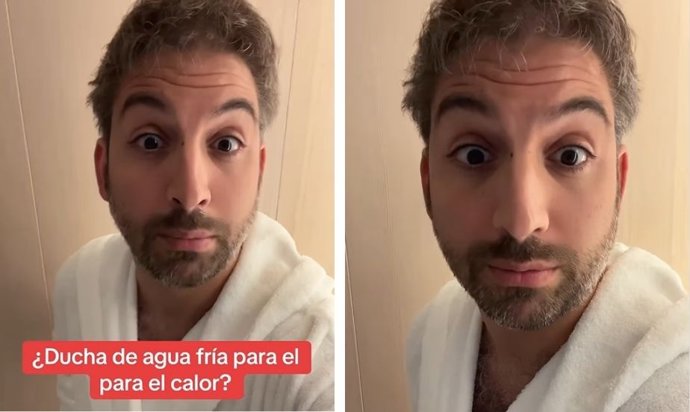 Um farmacêutico explica por que tomar banho com água muito fria em um clima quente é contraproducente: "Depois de um tempo, a água fica ainda mais fria.