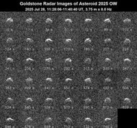 Un radar capta un asteroide recién descubierto que se acercó a la Tierra
