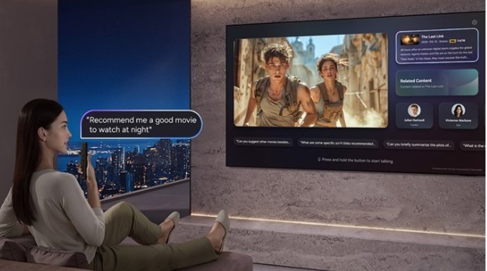 Integração da nova Bixby com IA generativa nas TVs de 2025 da Samsung