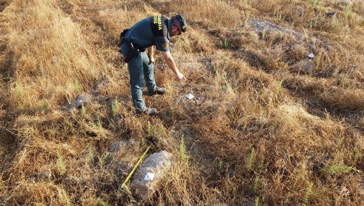 Trabajos agrícolas en una finca de Cáceres provocan daños en un yacimiento arqueológico valorados en 6 millones