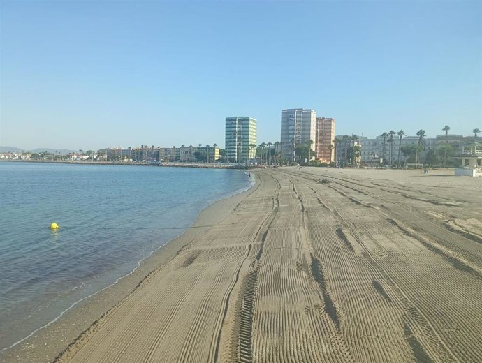 Playa de Poniente en el municipio de La Línea de la Concepción.
