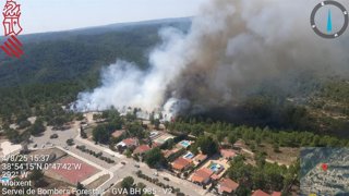 Incendio forestal de Moixent