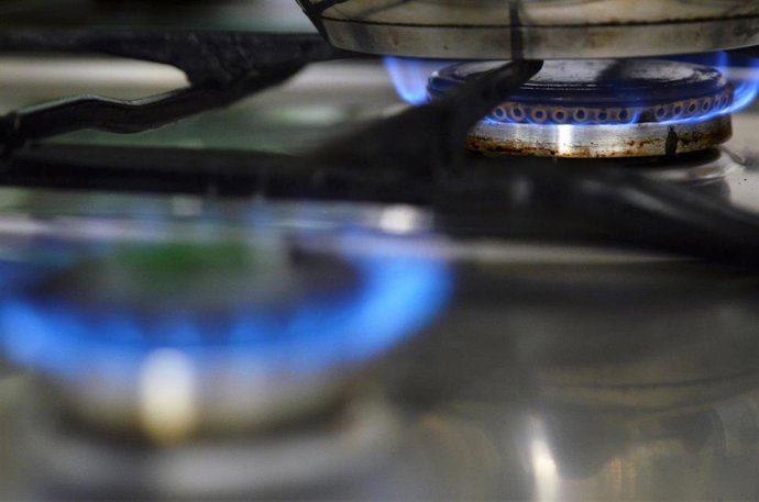 Archivo - Una cocina de gas.