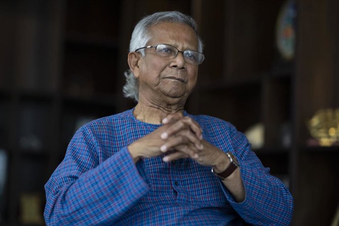 Archivo - El primer ministro interino de Bangladesh, Mohamed Yunus