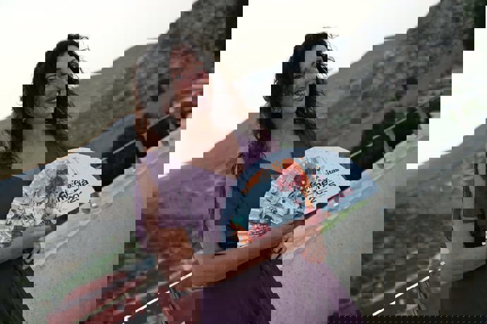 La alcaldesa de Almería, María del Mar Vázquez, durante la presentación de la Feria de Almería 2025.