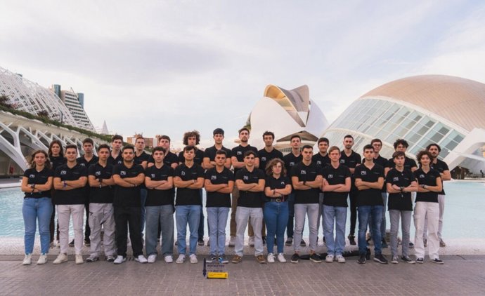 Integrantes delequipo Faraday Rocketry UPV,