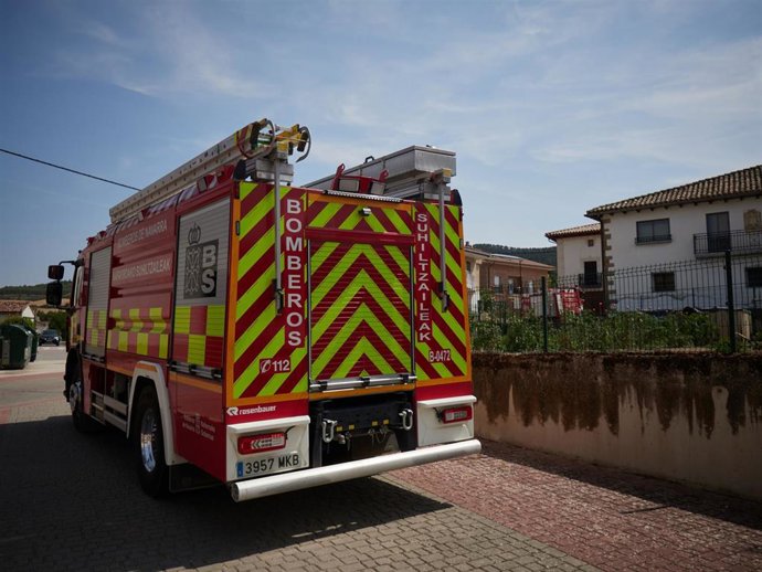 Imagen de un camión de bomberos.