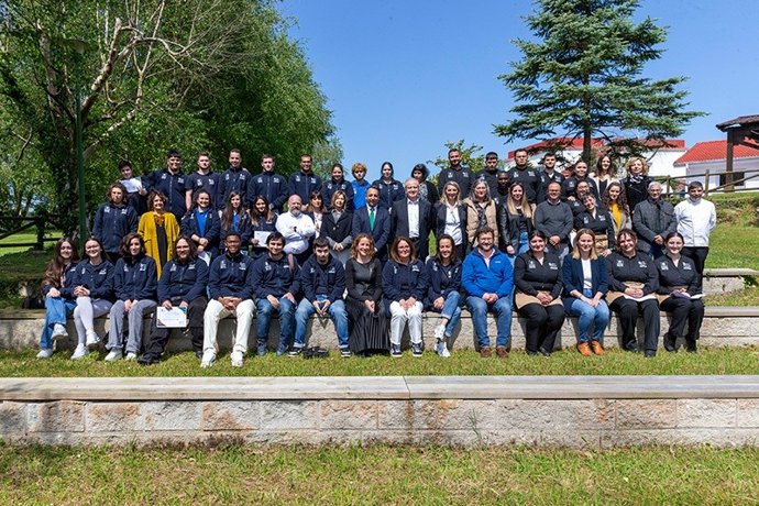 Imagen de archivo del acto de clausura de las Escuelas de Talento Joven de Piélagos celebrado el pasado mes de mayo