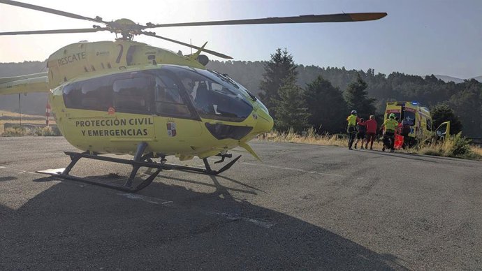 Un momento de la evacuación