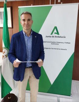El delegado de Empleo, Empresa y Trabajo Autónomo de la Junta en Almería, Amós García Hueso.