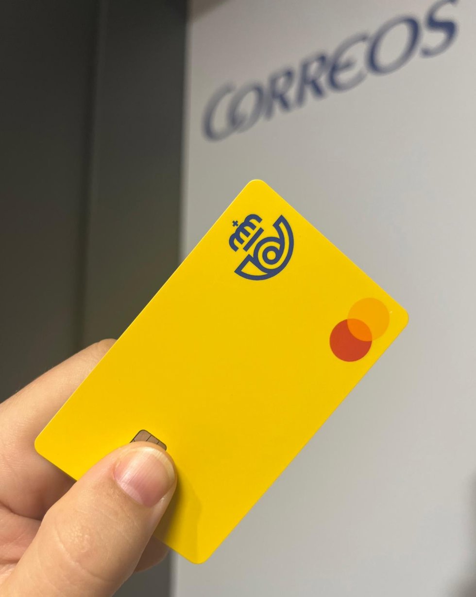 Imágen de la tarjeta Prepago de Correos.