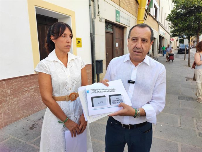 El parlamentario andaluz socialista José Luis Ruiz Espejo en Antequera (Málaga)