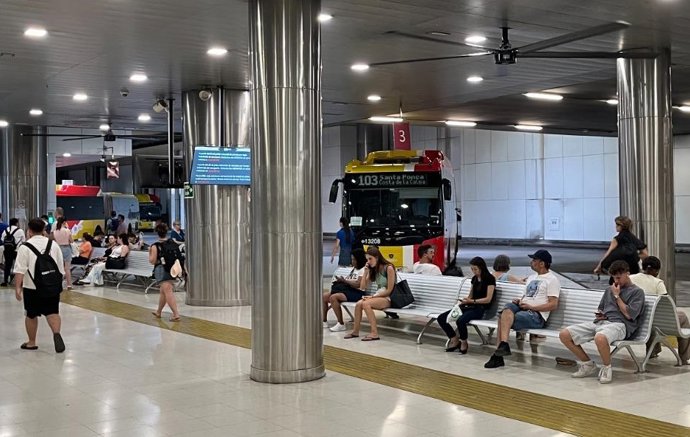 Instalan seis ventiladores industriales en la Estación Intermodal.