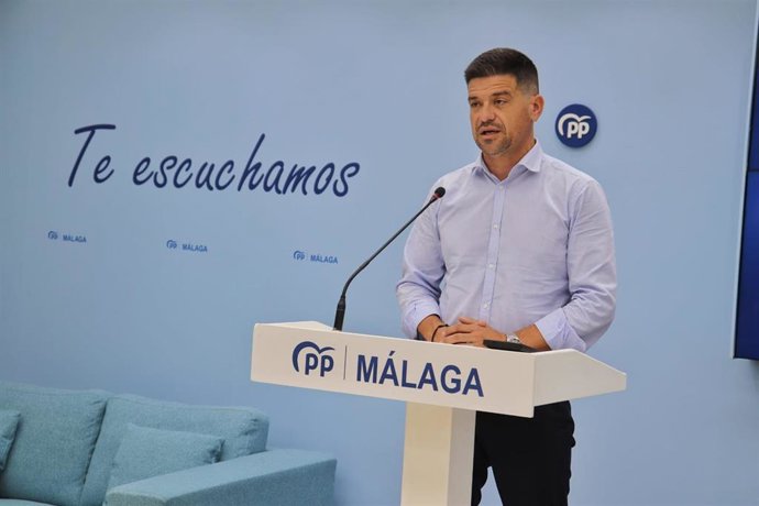 El coordinador general del PP de Málaga, Cristóbal Ortega, en una imagen de archivo.