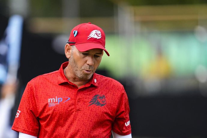 El golfista español Sergio García durante la cita del LIV Golf disputada en Valderrama