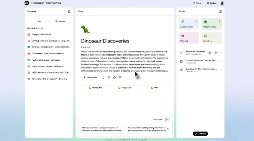 NotebookLM para usuarios menores de edad