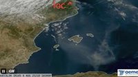 El humo y la ceniza del incendio de Francia llegan a Baleares