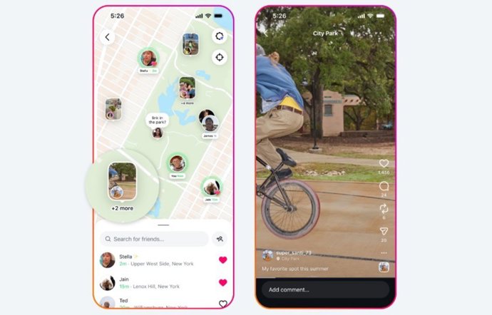 El mapa de Instagram