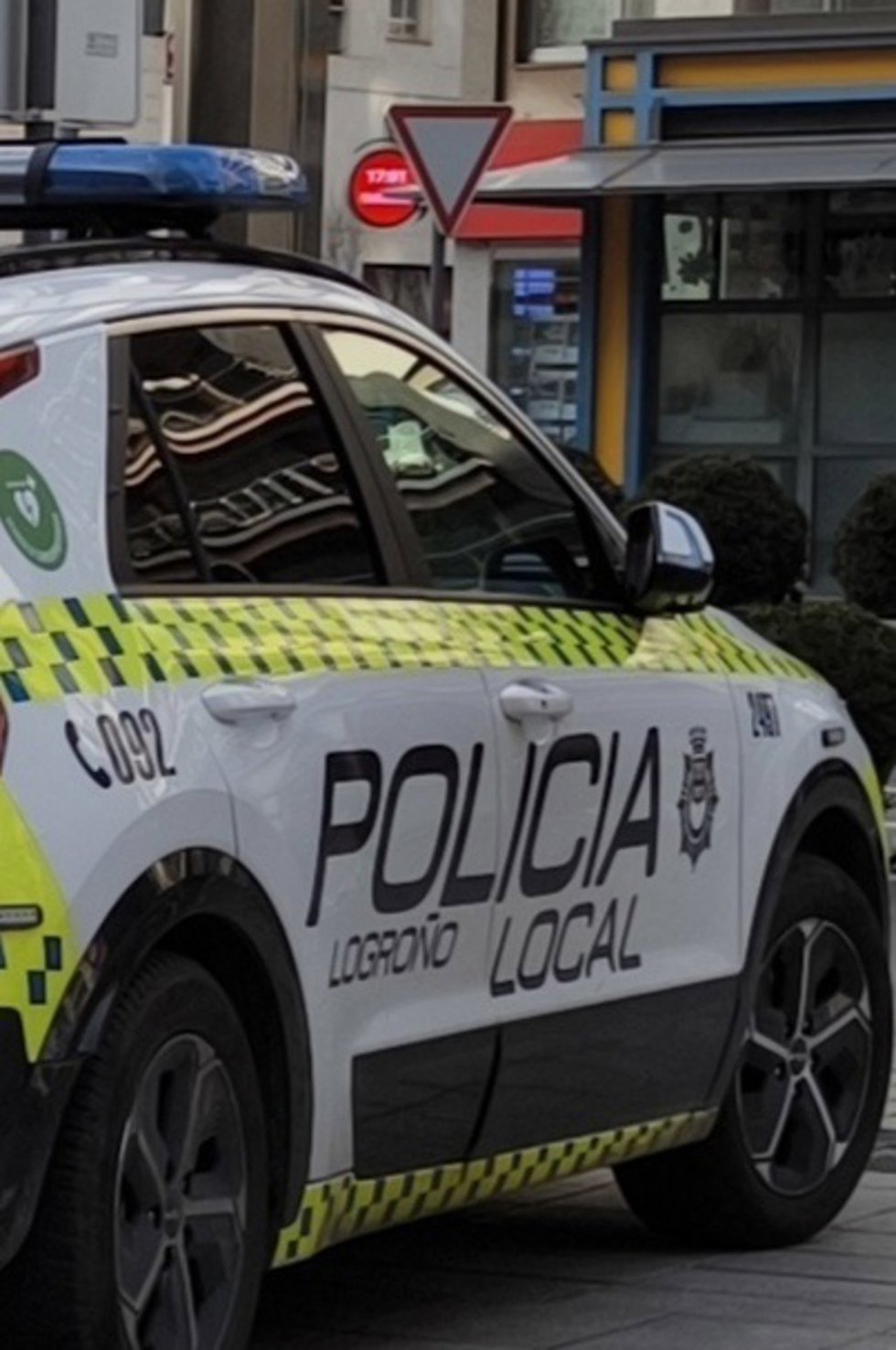 Archivo - Coche de Policía Local de Logroño, policía municipal de Logroño