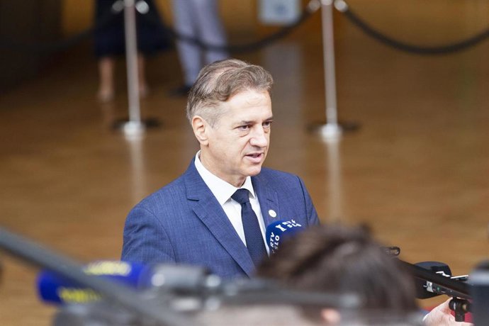 Archivo - El primer ministro de Eslovenia, Robert Golob