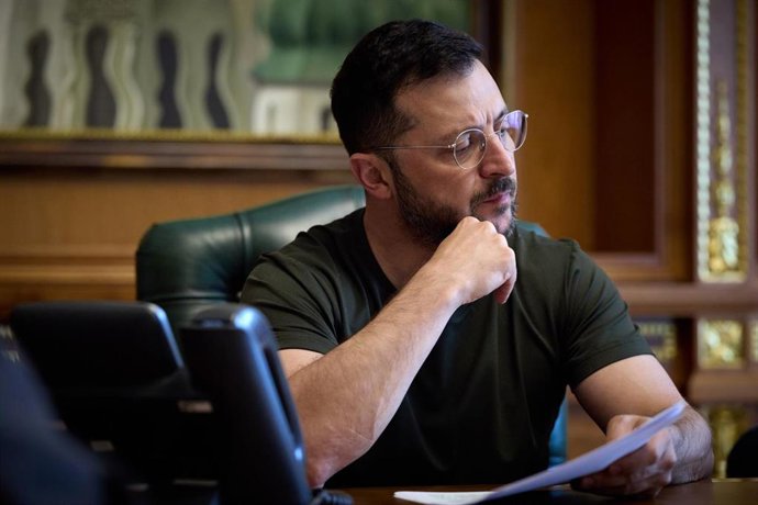 Volodimir Zelenski, presidente de Ucrania