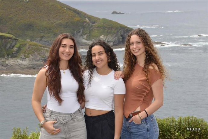Andrea Rodríguez, Raquel Blanco y Laura García