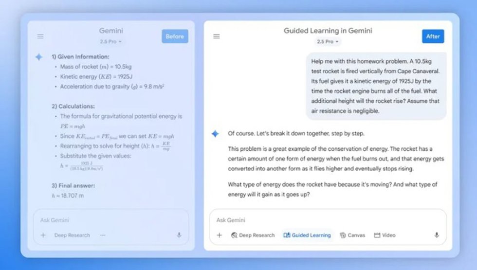 Aprendizaje guiado en Gemini
