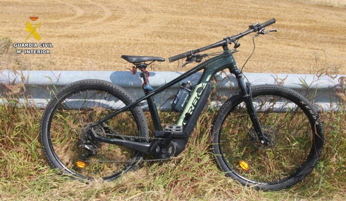 Estado en la que quedó la bicicleta del ciclista.