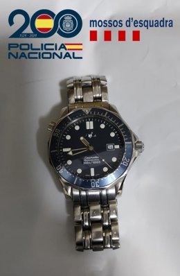 Reloj robado y recuperado por Policía Nacional en una investigación conjunta con Mossos d'Esquadra
