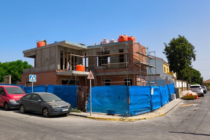 Obra en la que fallecía el trabajador en Gines.