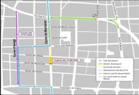 Cortada la calle Muntaner de Barcelona durante 13 meses por las obras de la L8 de FGC