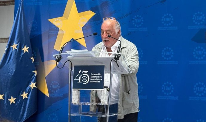 Director general de Tráfico, Pere Navarro, este jueves 7 de agosto en una rueda de prensa en la Federación Española de Municipios y Provincias (FEMP), donde ha presentado el balance de siniestralidad vial en vías urbanas 2024.