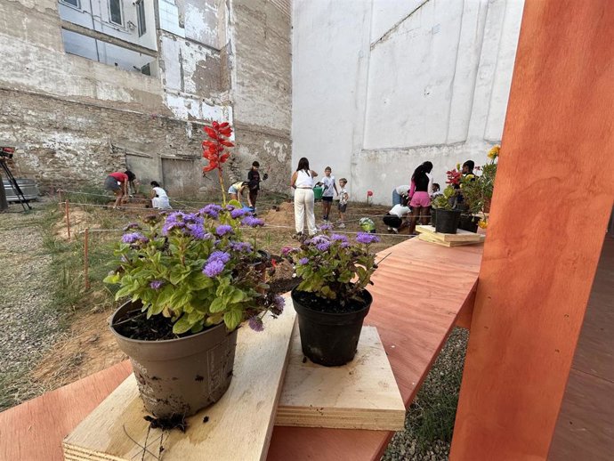 Huerto urbano en La Villanueva