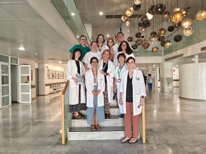 Equipo de Medicina Preventiva en el Hospital Reina Sofía.