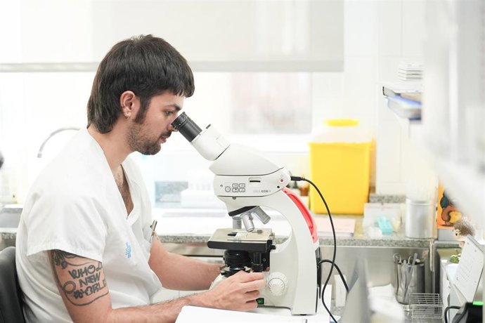 Presentación del proyecto Den-Aut, en el Hospital Universitario Vall d'Hebron, a 7 de agosto de 2025, en Barcelona, Catalunya (España).