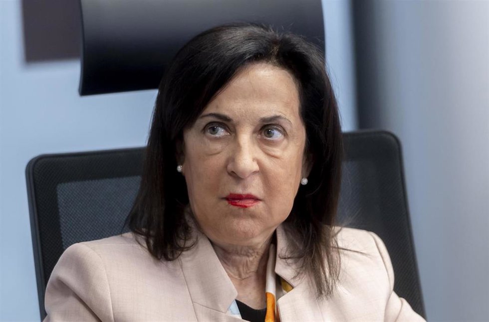 La ministra de Defensa, Margarita Robles, a 1 de agosto de 2025, en Torrejón de Ardoz, Madrid (España).