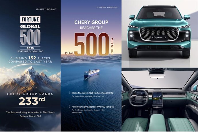 Chery Group Achieves "Double 500" Milestone, Empowering LEPAS's Globalization
