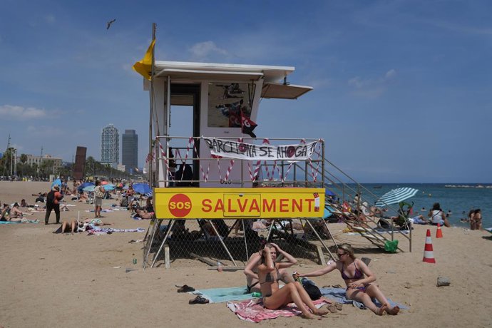 Lloc de salvament a la platja