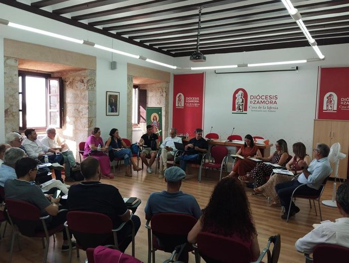 Imagen de la reunión celebrada hoy en Zamora.