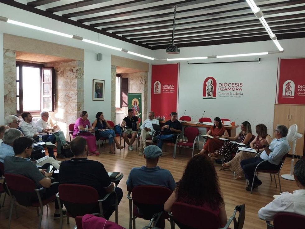Imagen de la reunión celebrada hoy en Zamora.