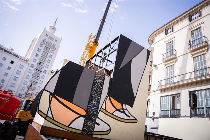 Montaje de la portada de la Feria del centro de Málaga