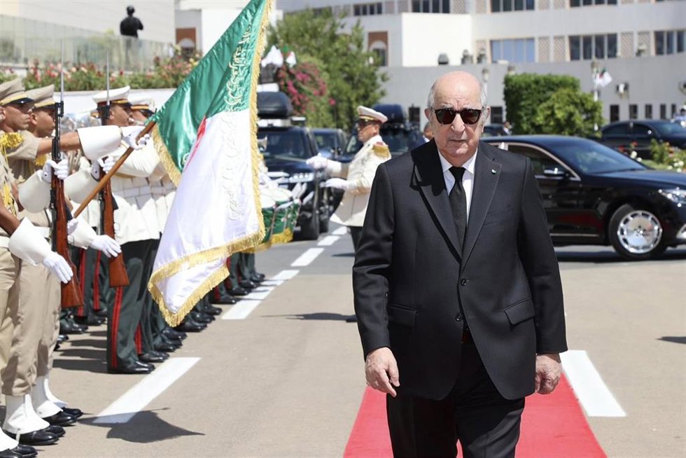 El presidente de Argelia, Abdelmayid Tebune